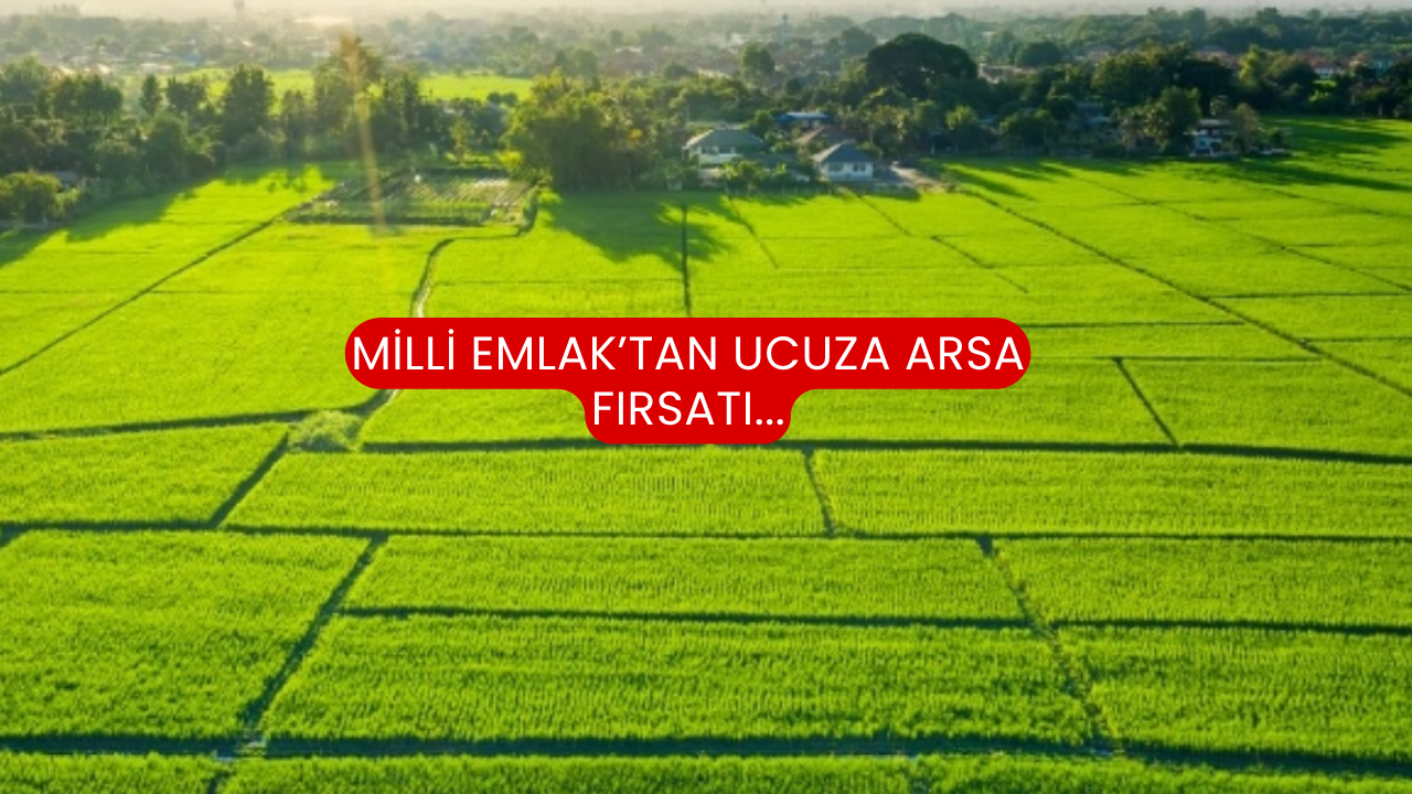 Milli Emlak’tan ucuza arsa fırsatı...