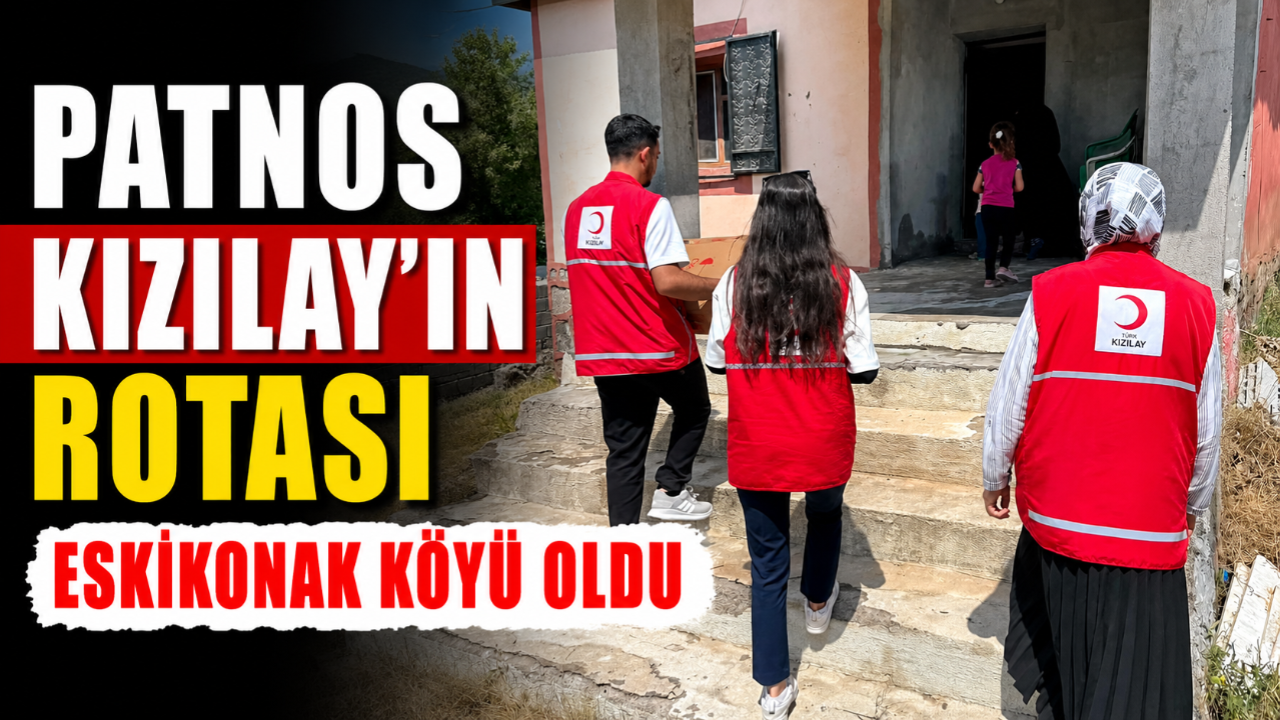 Patnos Kızılay'ın Rotası Eskikonak Köyü Oldu