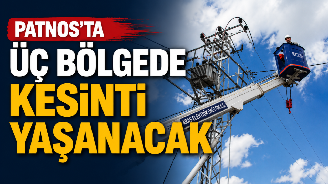 Patnos'ta Geniş Kapsamlı Elektrik Kesintisi: Mahalle ve Köyler Dikkat!