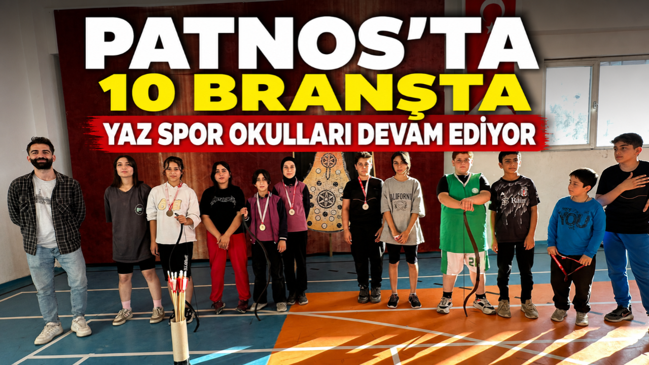 Patnos'ta GSB Yaz Spor Okulları Yoğun Katılımla Devam Ediyor