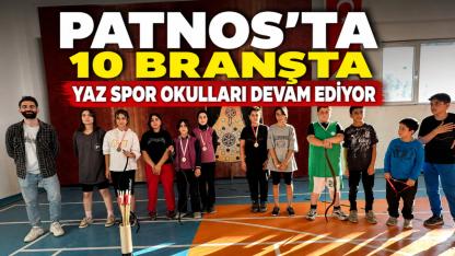 Patnos'ta GSB Yaz Spor Okulları Yoğun Katılımla Devam Ediyor
