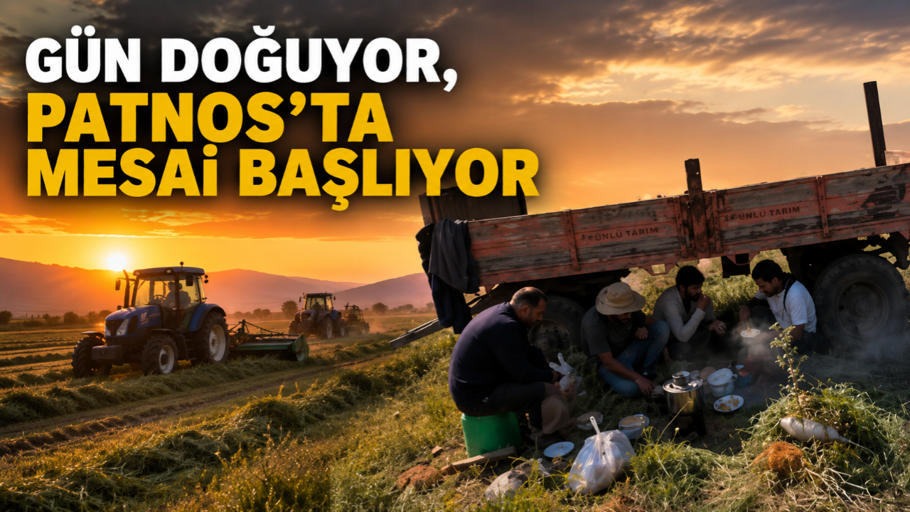 Patnos'ta Yonca Biçim Mesaisi Sürüyor
