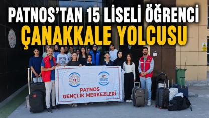 Patnos'tan 15 Öğrenci Çanakkale Yolcusu