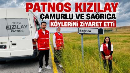 Türk Kızılay Patnos Gönüllülerinden Sağrıca ve Çamurlu Köylerine Yardım Eli