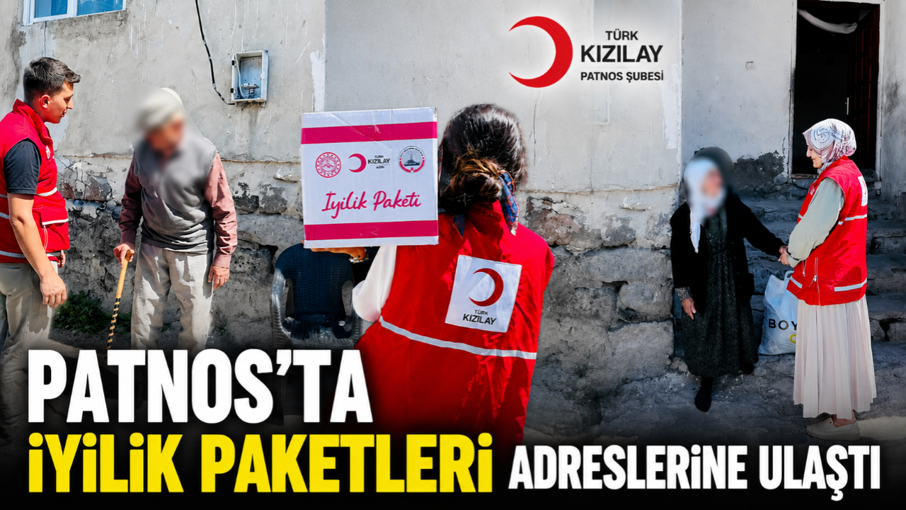 Türk Kızılay Patnos Şubesi, Ürküt Köyü'nde ihtiyaç sahiplerinin yanında