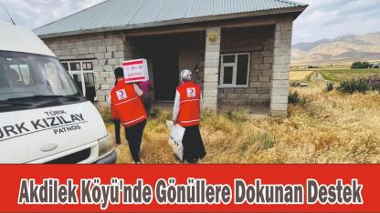 Türk Kızılay Patnos'tan Akdilek Köyü'nde Gönüllere Dokunan Destek