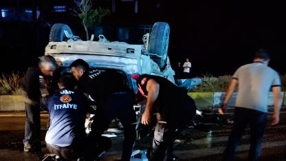 Van-Özalp Yolunda Otomobil Takla Attı, 4 Yaralı