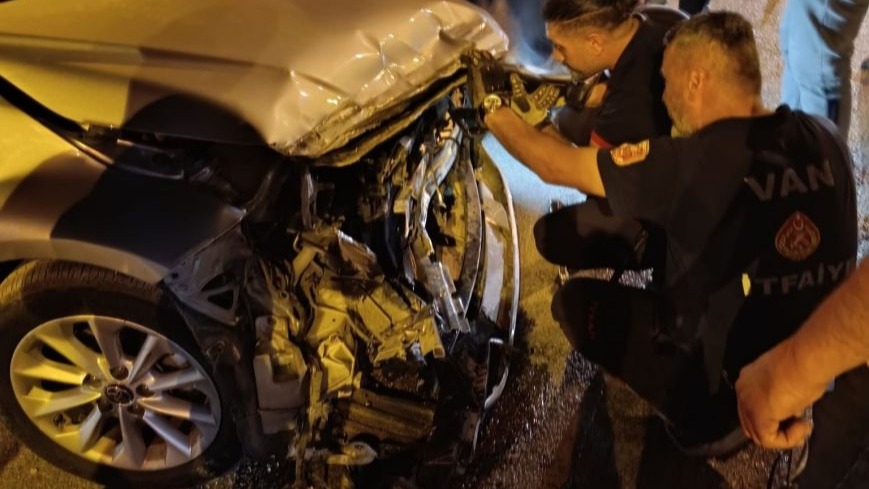 Van’ın Tuşba ilçesinde trafik kazası: 1 yaralı