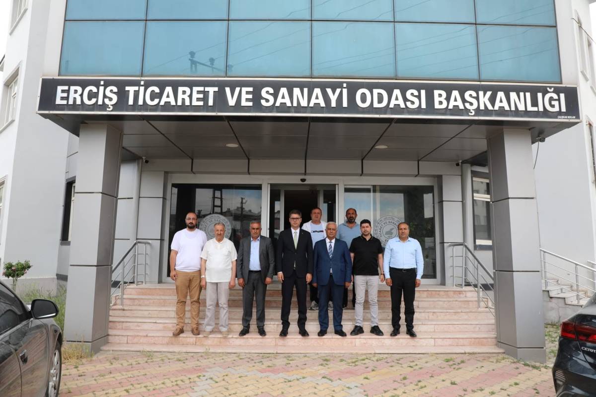 Erciş Kaymakamı Karaloğlu'ndan Erciş TSO'ya Veda Ziyareti