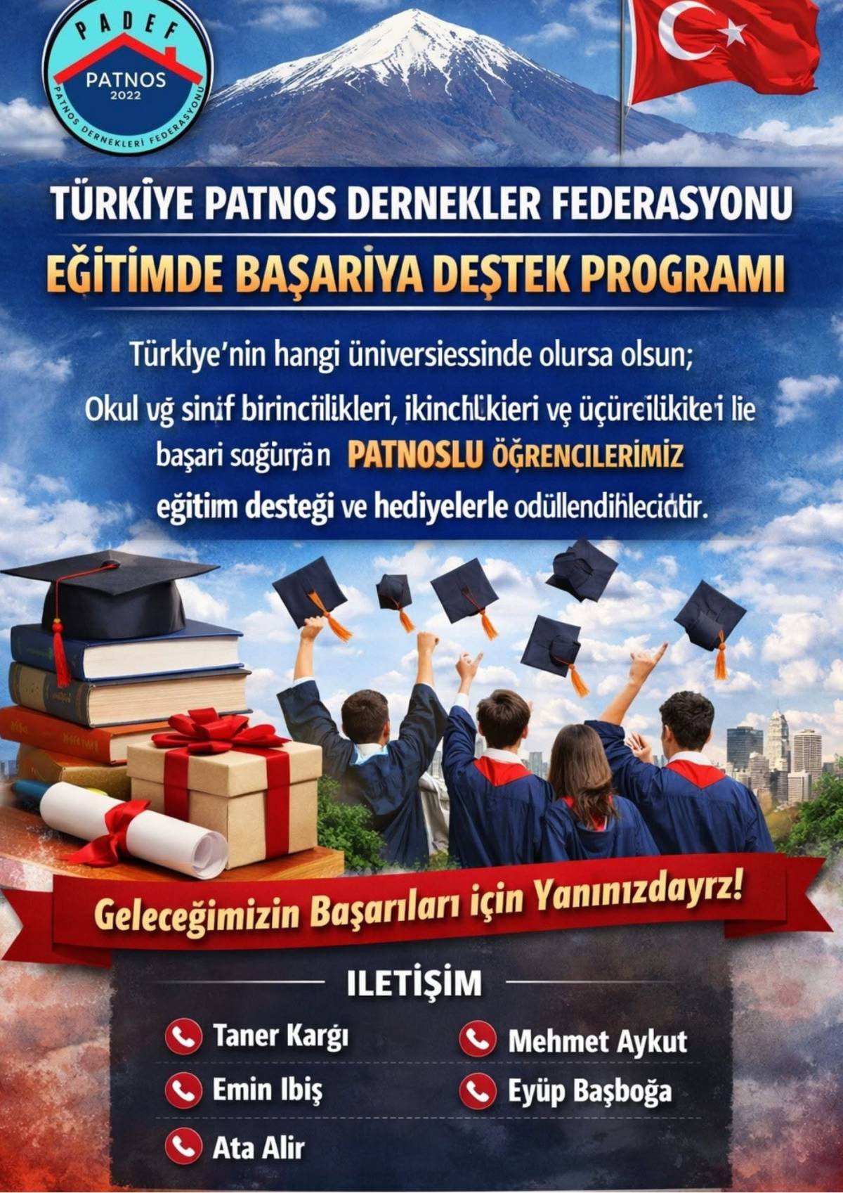 PADEF'ten Patnoslu Öğrencilere Maddi Destek