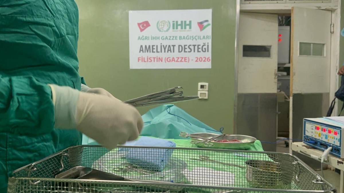 AĞRI İHH’DAN GAZZELİ 15 HASTAYA AMELİYAT DESTEĞİ