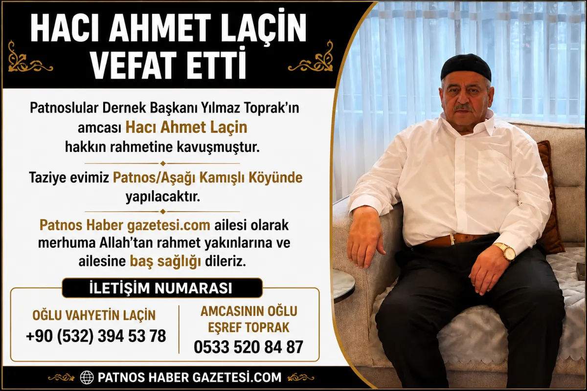 Patnoslu Laçin Ailesinin Acı Günü