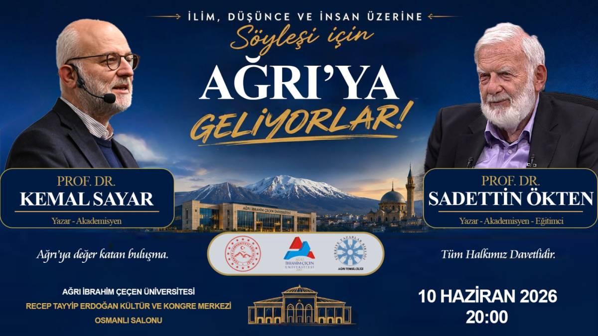 Ağrı’da Prof. Dr. Sadettin Ökten Bilgi Şöleni Başlıyor