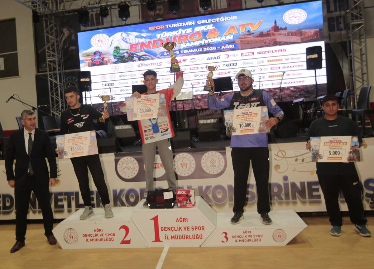 Enduro heyecanı Ağrı’da nefes kesti
