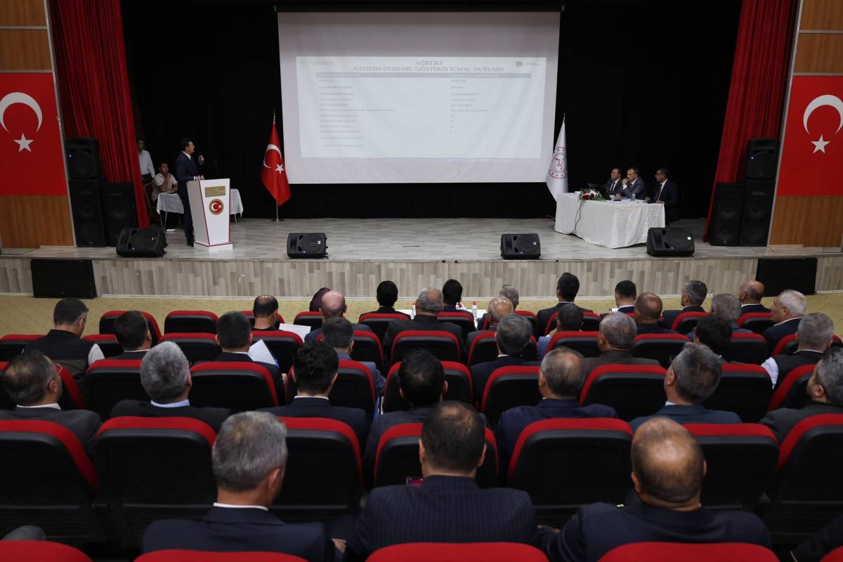 Ağrı’da devam eden projeler değerlendirildi
